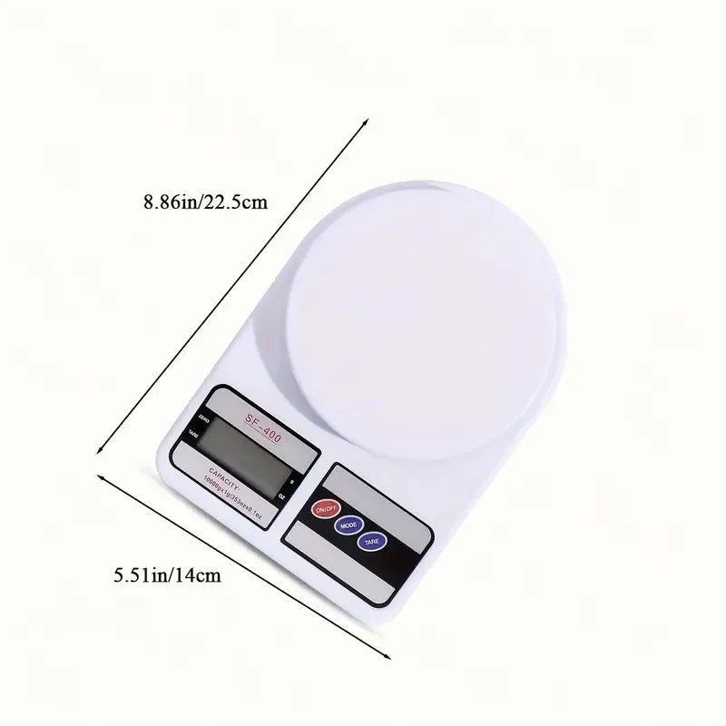 Macury Electronic Scale | High-precision | Household | Baking | Food | Small (White)